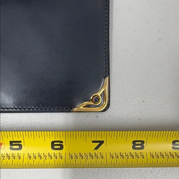 Cartier Black Leather Gold Accent - Picture 11 of 12